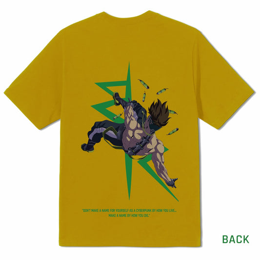 Edgerunner David x Icarus Yellow Gym Shirt