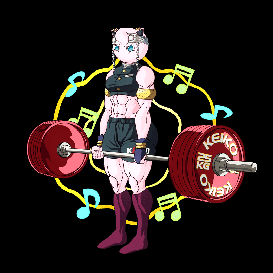 Jigglybuff - Women's Anime Workout Shirt