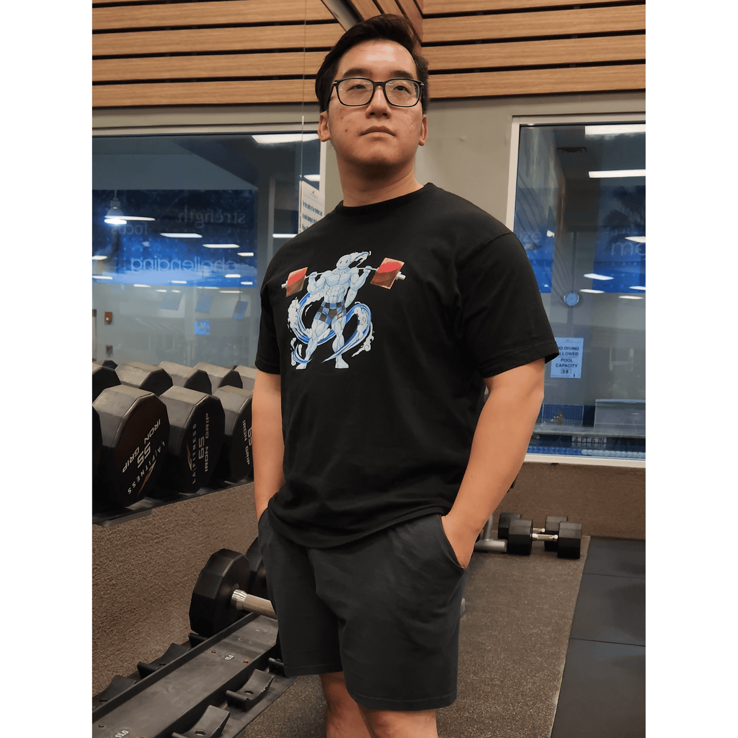 Squattle - Pokemon Gym Workout Shirt